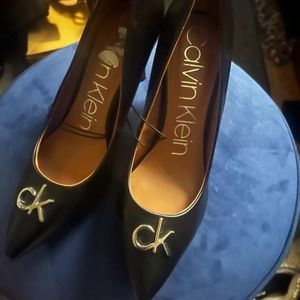 Calvin Kline pointed heels, size 8.5